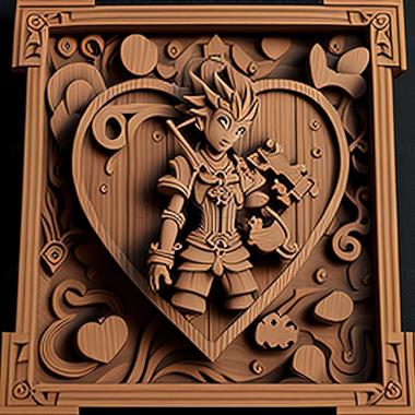 3D model Kingdom Hearts game (STL)